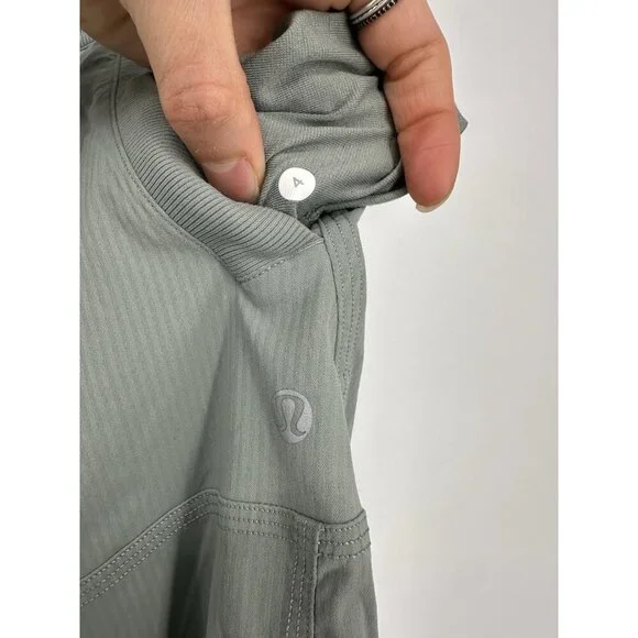 Lululemon Studio Crop Earl Grey Womens 4 Read - Picture 5 of 14
